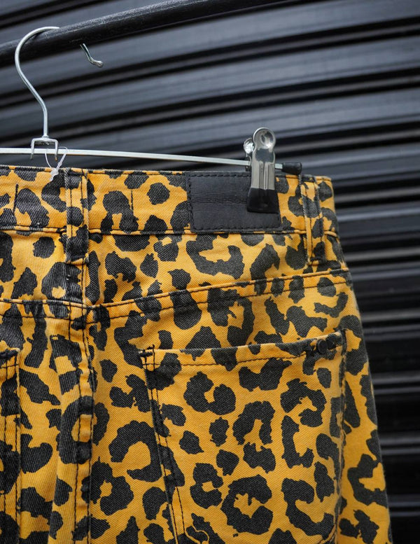 Pantalon de jean print leopardo de Rapsodia