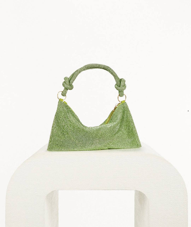 GREEN SHINY BAG